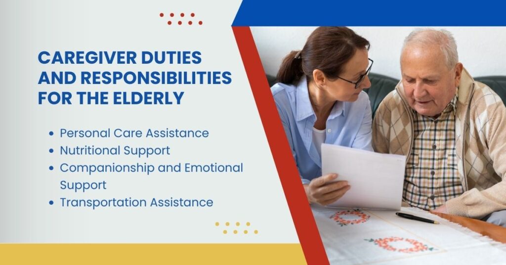 Caregiver Duties and Responsibilities for the Elderly